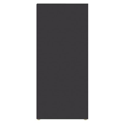 vidaXL Szafka boczna, szara, 97x32x72 cm, płyta wiórowa