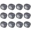 vidaXL Kamienie z lampkami solarnymi LED, 12 szt.