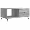 vidaXL Stolik kawowy Szary Sonoma 90 x 50 x 40 cm Drewno inżynieryjne