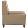 vidaXL | Modułowa sofa bez podłokietnik&oacute;w | Cappuccino 55 x 74 x 82 cm