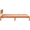 vidaXL Ramka ł&oacute;żka Woskowy Brąz 75 x 190 cm Lite drewno sosnowe