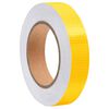 vidaXL Taśma odblaskowa, ż&oacute;łty, 2,5 cm x 20 m, PVC