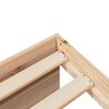 vidaXL Ł&oacute;żko dzienne bez materaca 75x190 cm lite drewno sosnowe