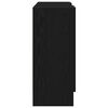 vidaXL Bufet Czarny Dąb 120 x 30,5 x 70 cm Materiał drewnopochodny