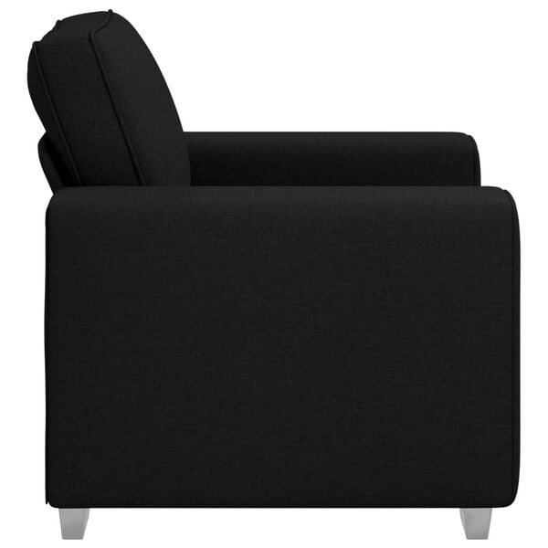 vidaXL Sofa Czarny 100 x 80 x 82 cm tkanina