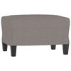 vidaXL 3-osobowa sofa z podn&oacute;żkiem, taupe, 180 cm, tkaniną
