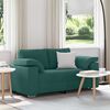 vidaXL Sofa Ciemna zieleń 160 x 80 x 82 cm tkanina