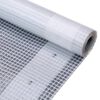 vidaXL Plandeka Leno, 260 g/m&sup2;, 1,5x15 m, biała