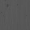 vidaXL Stolik kawowy, szary, 100x101x40,5 cm, lite drewno sosnowe