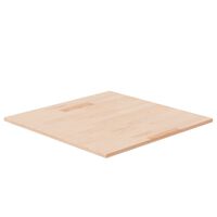 vidaXL Kwadratowy blat do stolika, 60x60x1,5 cm, surowe drewno dębowe