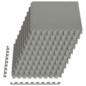 vidaXL Mata podłogowa 40 pcs Szary 14,4 m&sup2; Pianka EVA