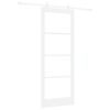 vidaXL Drzwi przesuwne ORKDAL Biały 83 x 211 cm