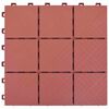 vidaXL Płytka Tarasowa 10 pcs Czerwony 30,5 x 30,5 x 2,2 cm