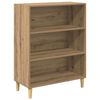 vidaXL Highboard Dąb rzemieślniczy 69,5 x 34 x 180 cm