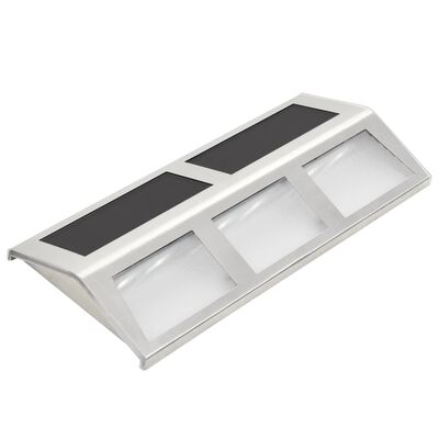 vidaXL Lampy solarne, 4 szt., ciepłe białe LED