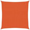 vidaXL Żagiel przeciwsłoneczny, 160 g/m&sup2;, pomarańczowy, 2x2 m, HDPE