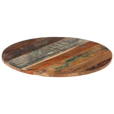 vidaXL Okrągły blat stołu, 60 cm, 15-16 mm, lite drewno odzyskane