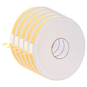 vidaXL Taśma samoprzylepna z pianki 5 szt. Biały 20mm x 10m Pianka CR