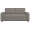 vidaXL Sofa dwuosobowa, jasnoszara, 180x77x82 cm, tkanina sztruksowa