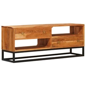 vidaXL Szafka pod telewizor z szufladą Naturalny 110 x 30 x 44 cm