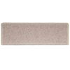 vidaXL Maty na schody 30 szt. 65x21x4 cm Taupe Rectangular Edge