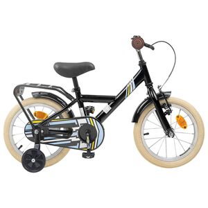 vidaXL Rower Dziecięcy 12 Cali dla dzieci w wieku 2-4 lata Czarny