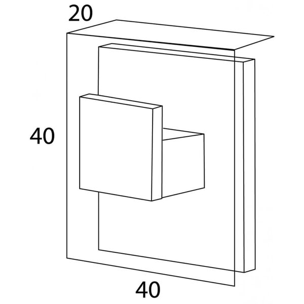 Tiger Wieszak na ręcznik Items, 4x2 cm, srebrny, 284520946