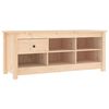 vidaXL Szafka na buty, 110x38x45,5 cm, lite drewno sosnowe
