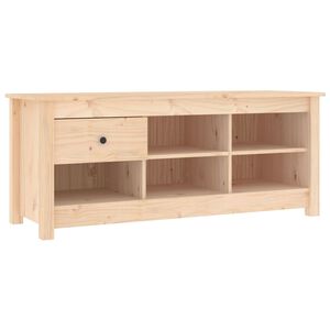 vidaXL Szafka na buty, 110x38x45,5 cm, lite drewno sosnowe