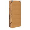vidaXL Highboard 2 pcs Stare drewno Materiał drewnopochodny