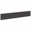 vidaXL Krawężnik do trawnika 10 szt. 100 x 18 cm Stal Czarny