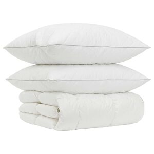 vidaXL Zestaw kołdry 90% z gęsiego puchu FULDA 3 szt. 200 x 200 cm