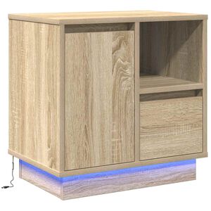 vidaXL Szafka Nocna Dąb Sonoma 50 x 34,5 x 50 cm Drewno inżynieryjne