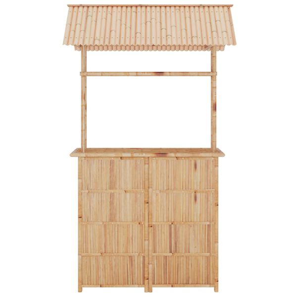 vidaXL 3-cz. zestaw mebli barowych, bambus