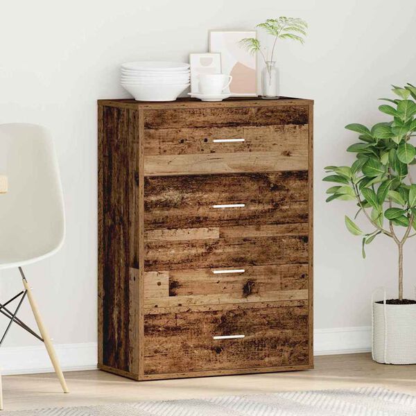 vidaXL Bufet Stare drewno 60 x 31 x 84 cm Materiał drewnopochodny