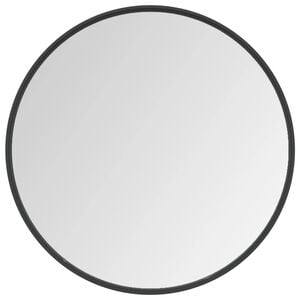 vidaXL Lustro ścienne, czarne, 60 cm