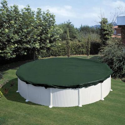 Summer Fun Zimowa plandeka na basen, okrągła, 250-300 cm, PVC, zielona
