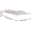 vidaXL Rama łóżka otomana bez materaca, biała, 90x200 cm, ekoskóra