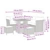 vidaXL Zestaw Sof na Ogr&oacute;d z poduszką 8 pcs beżowo-jasnoszary