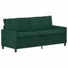 vidaXL Sofa Ciemnozielony 196 x 81 x 87,5 cm Welur
