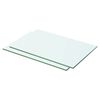 vidaXL P&oacute;łki, 2 szt., panel z przezroczystego szkła, 50 x 25 cm