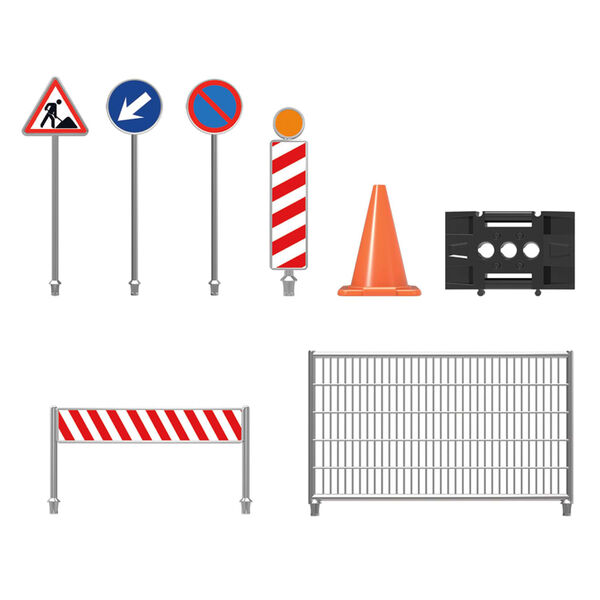 JAMARA 38-częściowy, zabawkowy plac budowy, skala 1:20