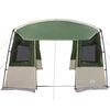 vidaXL Namiot z tylnym wejściem dla karawany Prostokątny Zielony