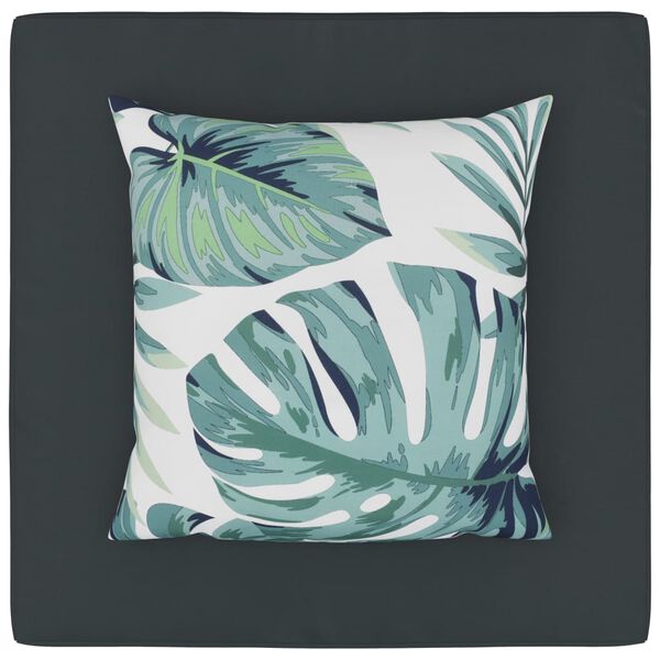 vidaXL Poduszki na sofę z palet/ziemię, 2 szt., antracytowe, tkanina