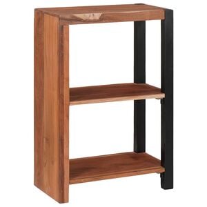 vidaXL P&oacute;łka na książki Brązowy 50 x 30 x 75 cm Lite Drewno Akacji