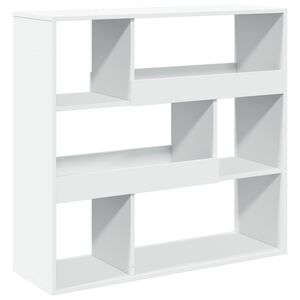 vidaXL Regał/przegroda, biały, 100x33x94,5 cm, materiał drewnopochodny