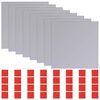 vidaXL Lustra 8 szt. srebrny 20,5 x 20,5 x 0,4 cm