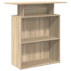 vidaXL Biurko recepcyjne Sonoma Oak 100x40x104 cm Drewno konstrukcyjne
