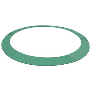 vidaXL Osłona na sprężyny trampoliny okrągłej 3,66 m, PE, zielona