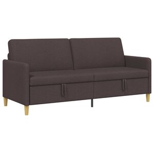 vidaXL Sofa z miejscem do przechowywania Ciemny brąz 192 x 78 x 87 cm